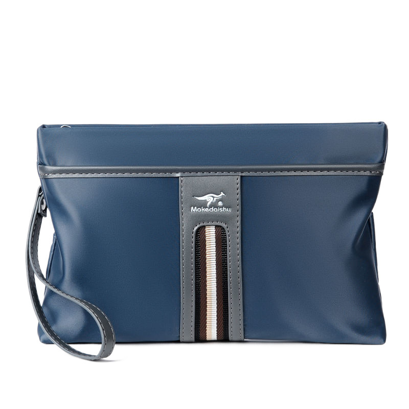 Vyriška corduroy clutch rankinė su Oxford įdaila, didelė talpa, verslo kelionėms