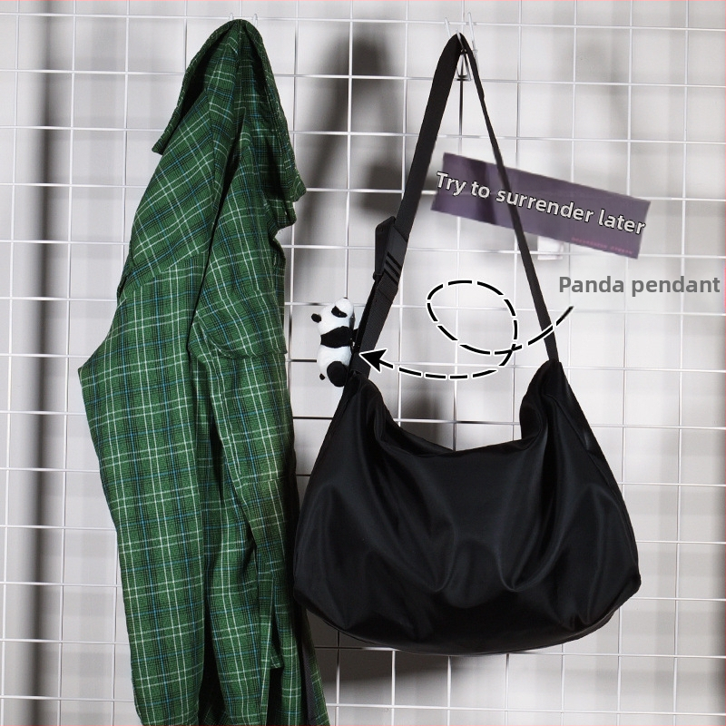 Vyrų pečių rankinė, poliesterio medžiaga su poliesterio pamušalu, kasdienė crossbody skirta verslo kelionėms, 2025 m. pavasaris