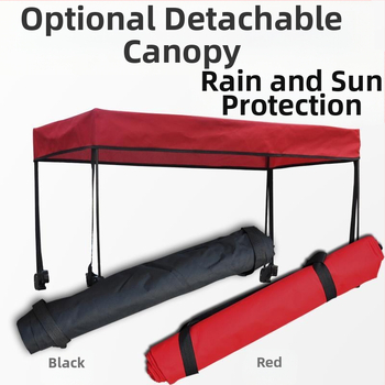 Κάλυμμα οροφής για τετράτροχη καρότσα – αλουμινίου κράμα, φορητό και πτυσσόμενο, δυνατότητα εκτύπωσης λογοτύπου, προσαρμογή