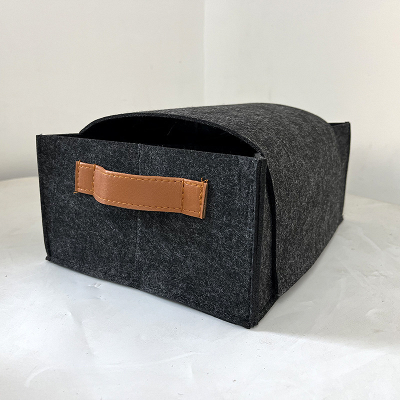 Cutie de depozitare pentru farfurii din felt – cub, portabil, organizator cu mai multe compartimente pentru bucătărie