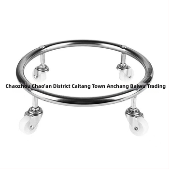 Daugiafunkcis virtuvės laikiklis su ratukais – nerūdijantis plienas, judantis dujų balionų laikiklis