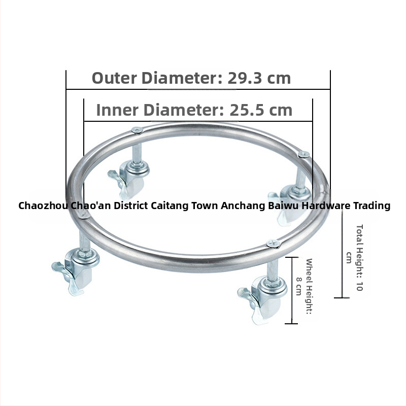 Daugiafunkcis virtuvės laikiklis su ratukais – nerūdijantis plienas, judantis dujų balionų laikiklis