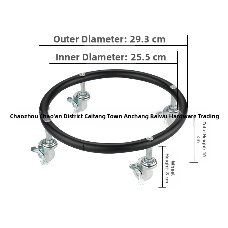 Daugiafunkcis virtuvės laikiklis su ratukais – nerūdijantis plienas, judantis dujų balionų laikiklis