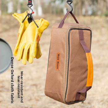 Οργανωτής μαχαιροπίρουνων για υπαίθρια κατασκήνωση με θήκες για πιάτα, φορητή τσάντα πικνίκ, ανθεκτικό στη φθορά