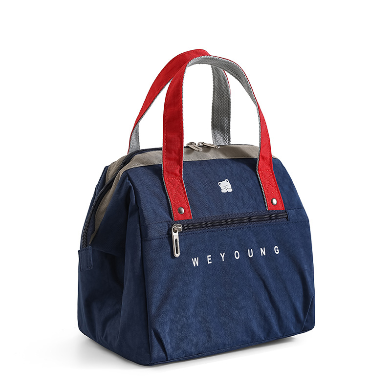 Torba za ručak s termoizolacijom, Oxford platno, moderni minimalistički stil, pogodna za rad na otvorenom i školu, Marka Lunch Pack