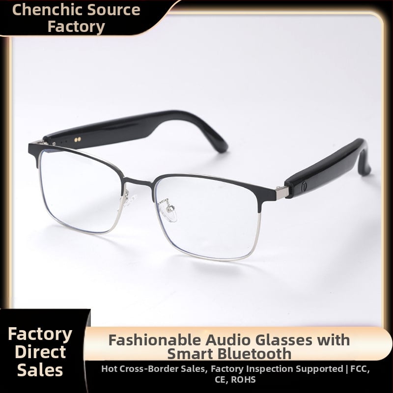 Έξυπνα γυαλιά Bluetooth CC-GS06, μπαταρία 110mAh, έλεγχος αφής, εμβέλεια άνω των 10 μ, τοποθέτηση στο κεφάλι