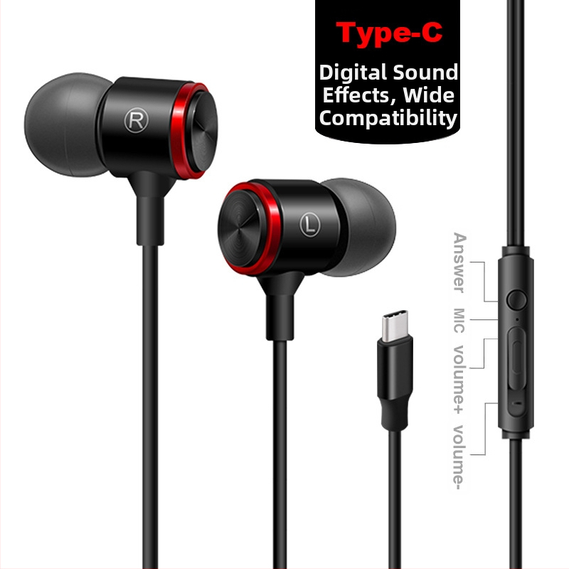 Игрови ин-ушни слушалки, модел E3, жична връзка, чувствителност 103 dB, дължина на кабела 120 cm, Android съвместими