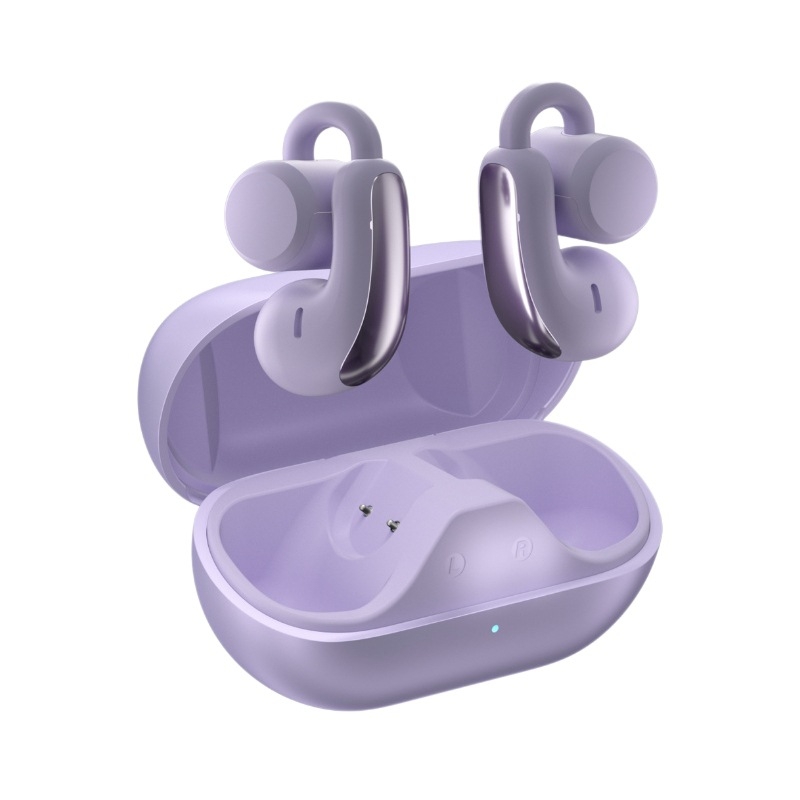 Bluetooth slúchadlá s klipom na ucho, skutočne bezdrôtové s potlačením šumu, dosah 10 m, BT 5.3, stereo, výdrž batérie 4–8 h