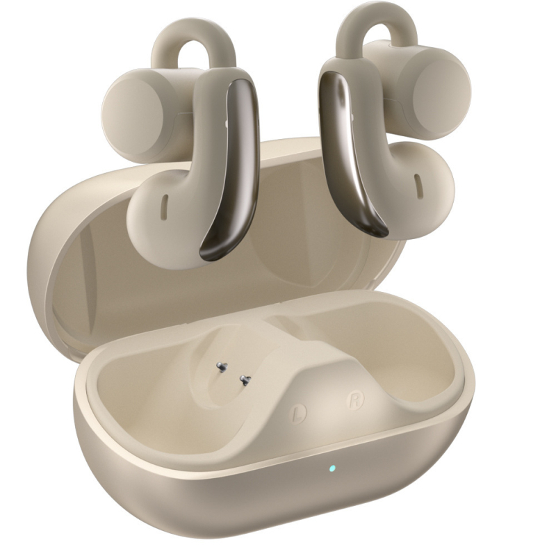 Bluetooth slúchadlá s klipom na ucho, skutočne bezdrôtové s potlačením šumu, dosah 10 m, BT 5.3, stereo, výdrž batérie 4–8 h