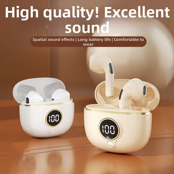 Истински безжични слушалки с докосване, Bluetooth 5.0, обхват 10 м, ниска латентност за гейминг, живот на батерията до 4 ч