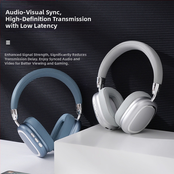 Безжични хедсет слушалки за през ухото, Bluetooth 5.0, силен бас, двустранен стерео, модел B35, обхват 10 м, автономия 4–8 ч