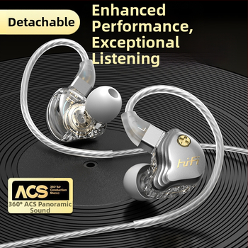 Laidinės ausinės su integruotu mikrofonu, 3,5 mm kištukas, 120 cm kabelis, 10 mm garsiakalbis, dažnio atsakas 20 Hz–20 kHz