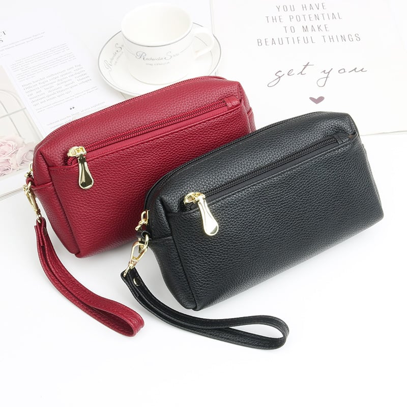 Kosmetinė rankinė, miesto minimalistinio stiliaus, PU medžiaga, horizontali kvadratinė forma, užtrauktuko atidarymas, vidiniai skyriai: užtrauktuko kišenė, telefono kišenė, sendvičiaus tipo užtrauktuko kišenė, poliesterio pamušalas