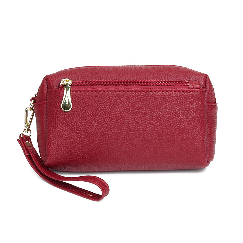 Kosmetinė rankinė, miesto minimalistinio stiliaus, PU medžiaga, horizontali kvadratinė forma, užtrauktuko atidarymas, vidiniai skyriai: užtrauktuko kišenė, telefono kišenė, sendvičiaus tipo užtrauktuko kišenė, poliesterio pamušalas