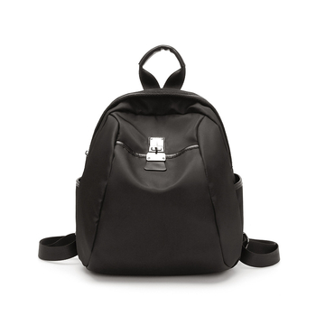 Rucsac Annmuu PU, căptușeală din poliester, deschidere cu fermoar, buzunar interior pentru telefon și ID, buzunar secret cu fermoar