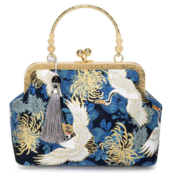 Tuba Bear pamutból készült keretes táska záró mechanizmussal, váll- vagy keresztpántos, függőleges négyzet alak, bélés poliészter-pamut