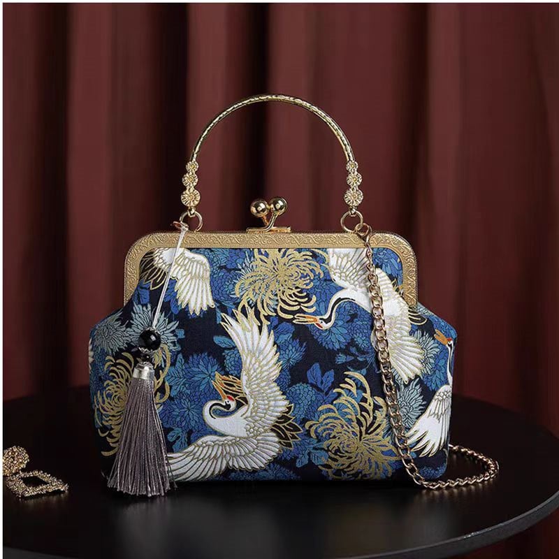 Tuba Bear pamutból készült keretes táska záró mechanizmussal, váll- vagy keresztpántos, függőleges négyzet alak, bélés poliészter-pamut