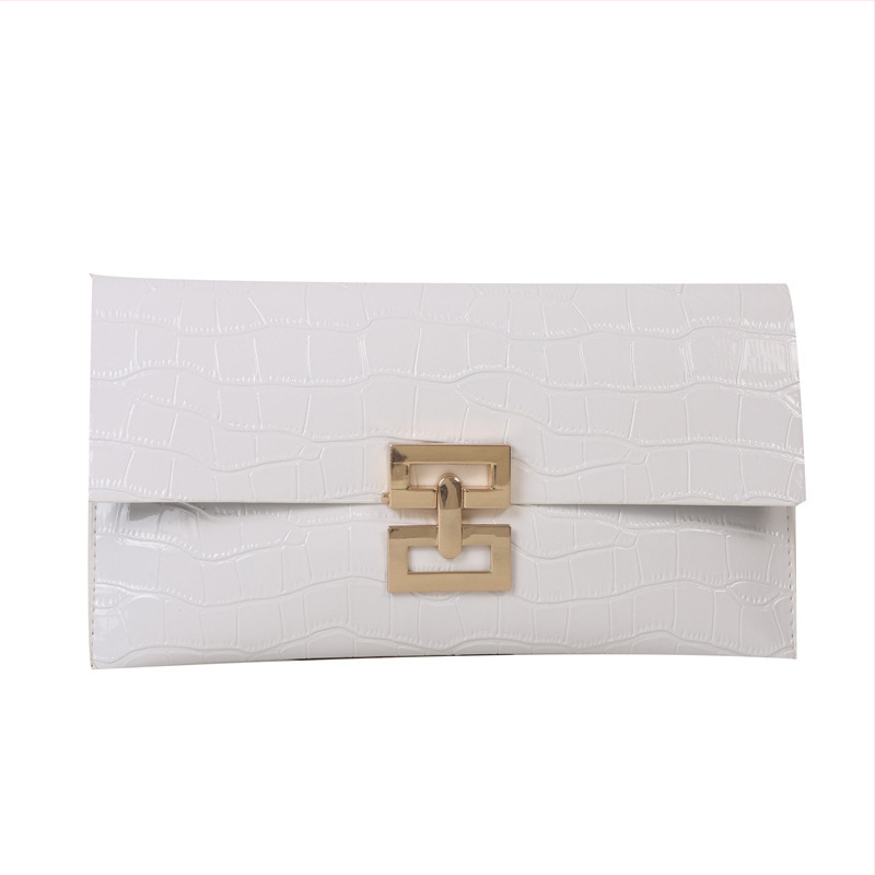 PU odos rankinė su akmens tekstūra ir užrakinama sagteli, 2024 metų pavasaris, gatvės stilius, horizontaliai stačiakampė forma, telefona kišė, išorinė atvira kišenė