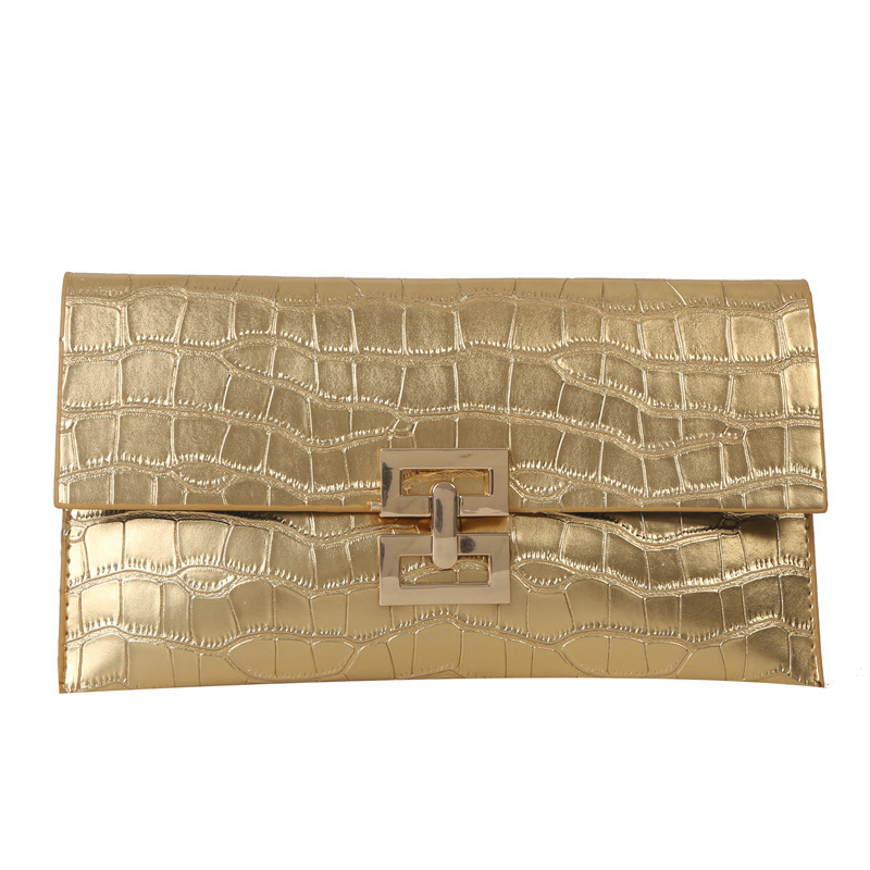 PU odos rankinė su akmens tekstūra ir užrakinama sagteli, 2024 metų pavasaris, gatvės stilius, horizontaliai stačiakampė forma, telefona kišė, išorinė atvira kišenė