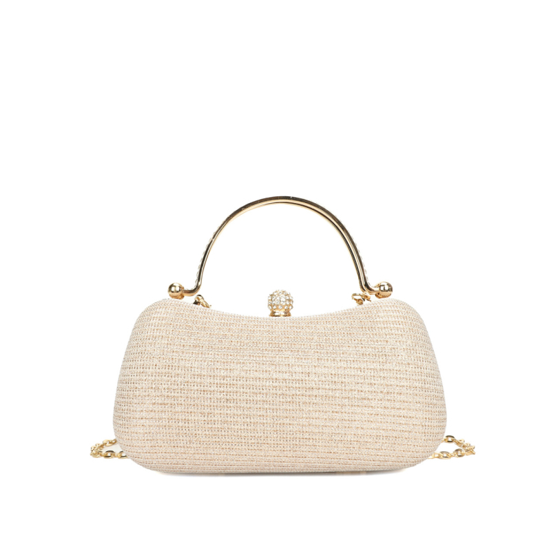 Geantă de damă crossbody cu lanț pentru umăr, în stil street; Material: nylon; Tip geantă: latch bag; Formă: pătrată orizontal; Închidere: latch