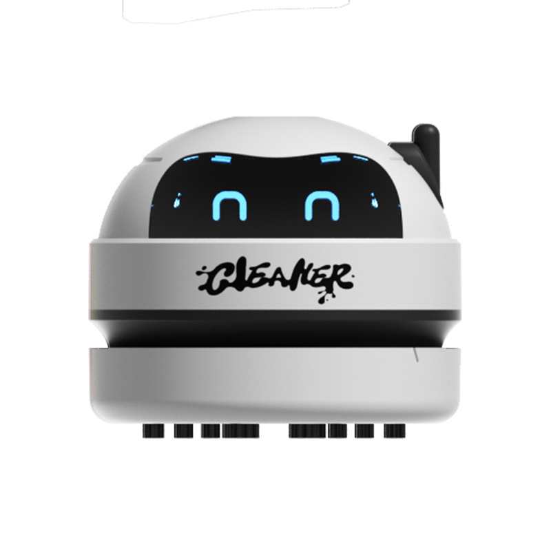 Darbalaukio dulkių siurblys su USB maitinimu, trijų greičių, 5W galia, augintinio šepetėlio antgalis, dulkių dėžutė