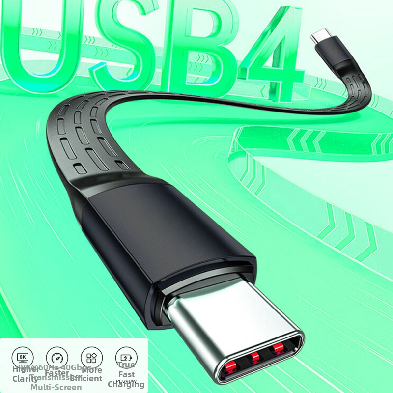 USB-C USB4 Thunderbolt 4 кабел за данни, 8K@60Hz, дължина 0.15–3 m