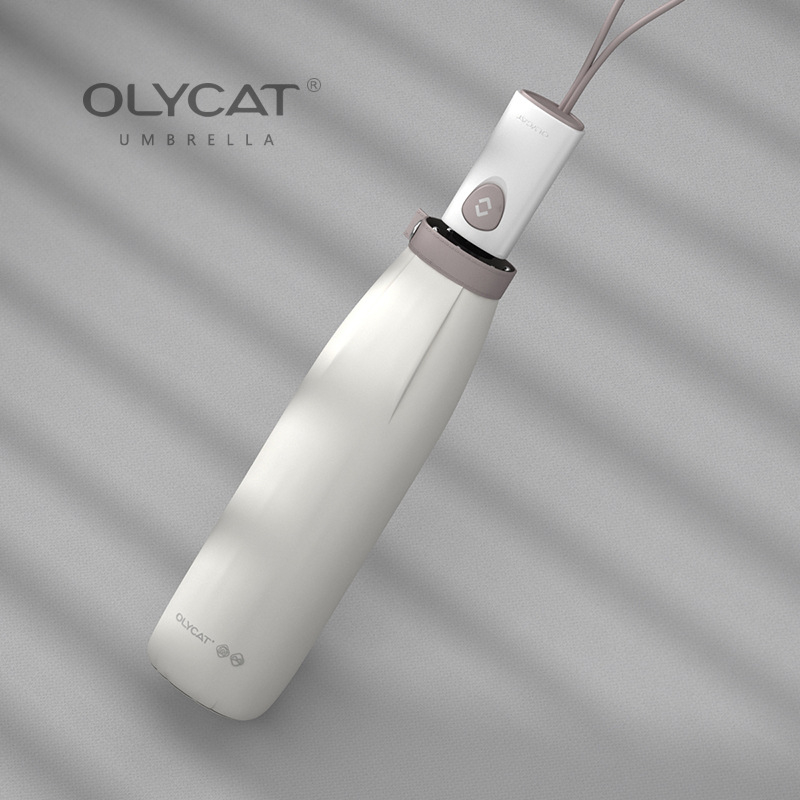 Sulankstomas skėtis su 6 strypais, automatinis atidarymas uždarymas, UPF 50+ UV apsauga, aliuminio rėmas ir kotas, 210T audinys