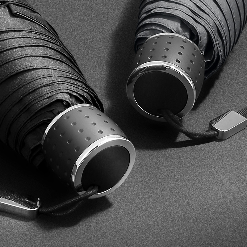 Penkių segmentų vėjo atsparus skėtis, aliuminio rėmas su 8 skersiniais, rankinis atidarymas, logotipo spausdinimas, pritaikymas