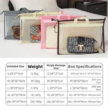 Craftsman κρεμάστρα αποθήκευσης τσαντών — κυβοειδής μορφή, μη υφαντό ύφασμα, πολυλειτουργικό, σύγχρονο και μινιμαλιστικό στυλ.