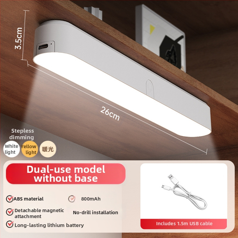 LED настолна лампа за общежитие, USB захранване, защита на очите, димер, бутонен превключвател