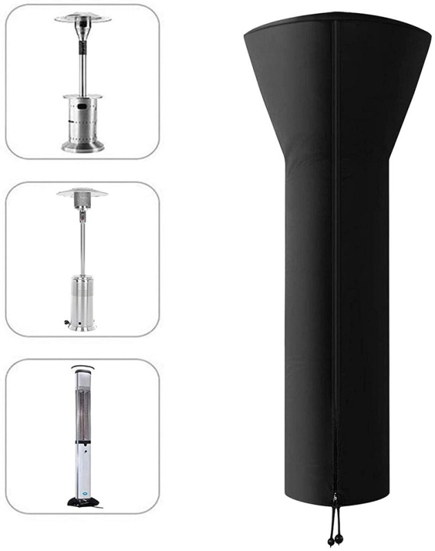 Acoperire pentru încălzitorul de umbrelă de grădină, personalizare disponibilă (țesătură 210D Oxford; 100% poliester; protecție UV; protecție împotriva prafului; impermeabil)