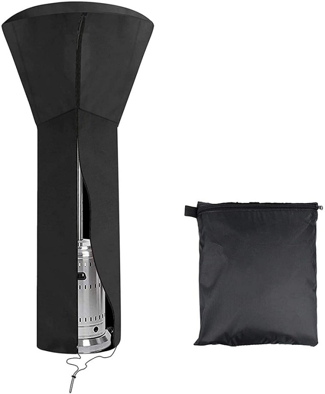 Acoperire pentru încălzitorul de umbrelă de grădină, personalizare disponibilă (țesătură 210D Oxford; 100% poliester; protecție UV; protecție împotriva prafului; impermeabil)