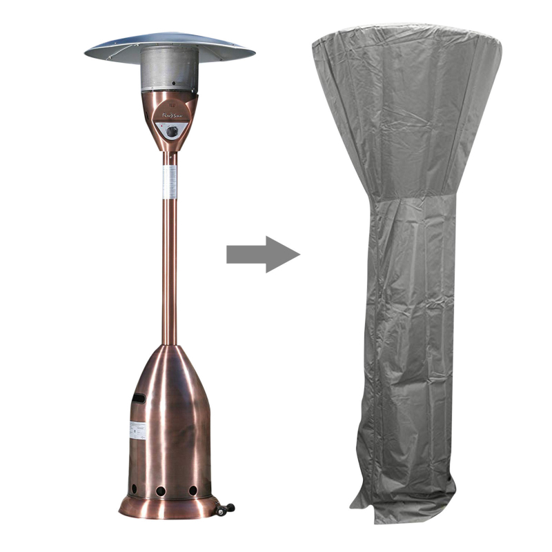 Acoperire pentru încălzitorul de umbrelă de grădină, personalizare disponibilă (țesătură 210D Oxford; 100% poliester; protecție UV; protecție împotriva prafului; impermeabil)