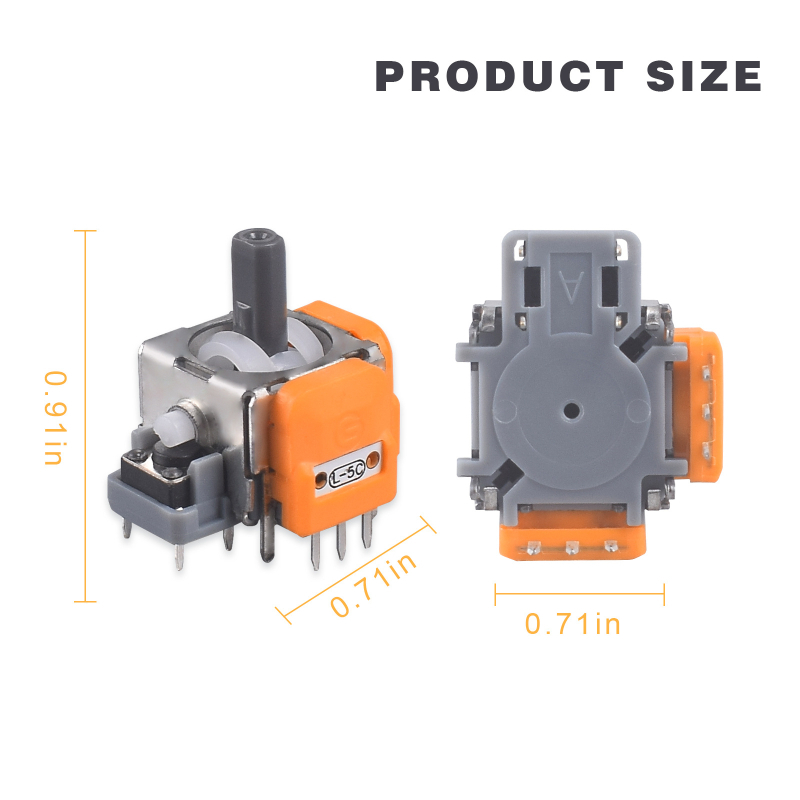 Rocker παιχνιδιών για PS4/PS5/XBOX ONE/Switch Pro, αισθητήρας Hall IC, 1 τεμάχιο, σίδηρος + μαγνήτης