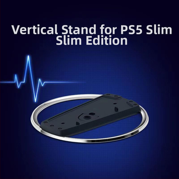 PS5 Slim Κάθετη Στήριξη με Βάση, ABS Υλικό, Άμεση Εγκατάσταση