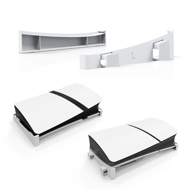 Suport orizontal pentru PS5 Slim și PS5 Pro — material ABS, 117 g, versiune simplă, pentru plasare orizontală, compatibil cu PS5 Slim/Pro