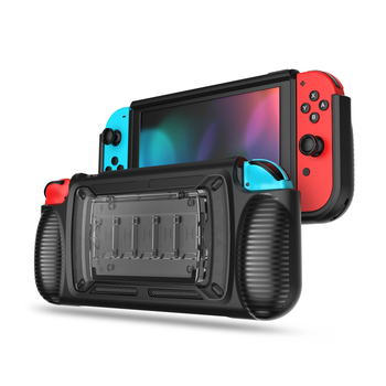Θήκη προστασίας Nintendo Switch, μοντέλο ZONSK, TPU + PC, αποσπώμενος σχεδιασμός, προσαρμογή OEM, περιλαμβάνει θήκη TPU και διαφανή ματ PC θήκη για κάρτες παιχνιδιών