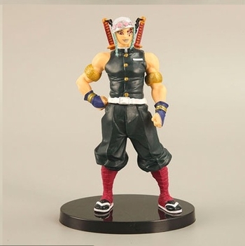 Фигури от Demon Slayer: Mitsuri Kanroji, Giyu Tomioka, Kyojuro Rengoku и Tengen Uzui — PVC, сглобени, произход Guangdong, за възрастни колекционери