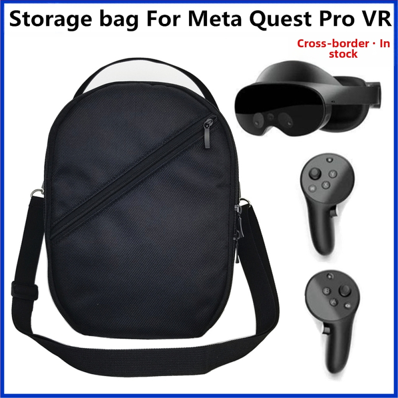 VR чанта за съхранение на Apple Vision Pro очила, 1680D Oxford платно, съвместима с PSVR2, Meta Quest 2 и Quest Pro, тегло 0,32 кг