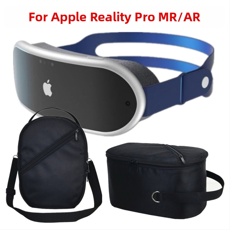 VR чанта за съхранение на Apple Vision Pro очила, 1680D Oxford платно, съвместима с PSVR2, Meta Quest 2 и Quest Pro, тегло 0,32 кг