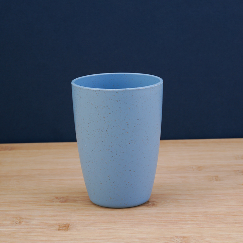 Dantų šepetėlio puodelis iš kviečių šiaudų, logotipo spauda, pritaikomas, Fugue Industry prekinis ženklas