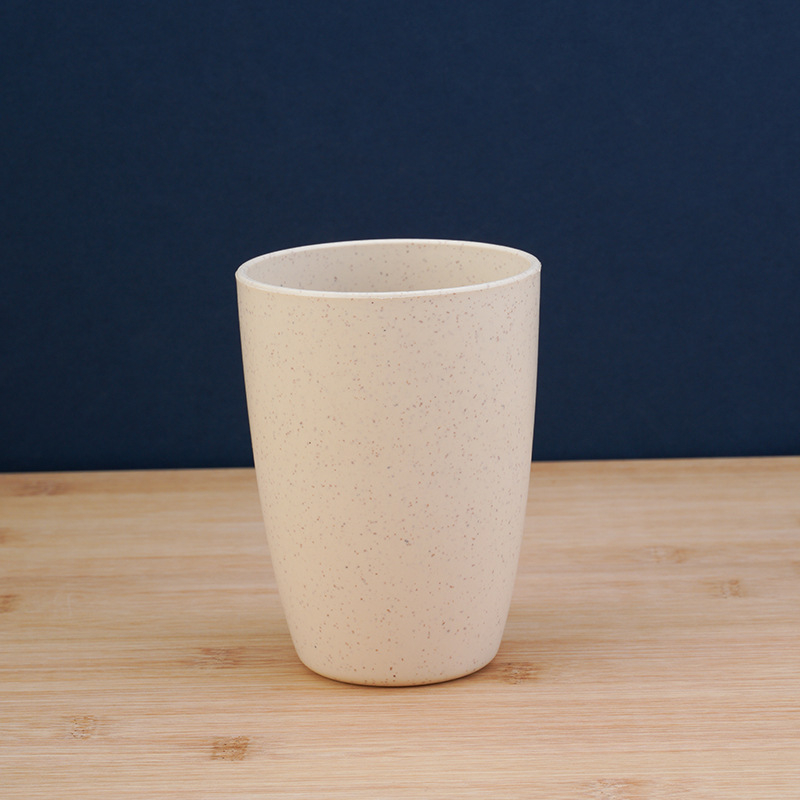 Dantų šepetėlio puodelis iš kviečių šiaudų, logotipo spauda, pritaikomas, Fugue Industry prekinis ženklas