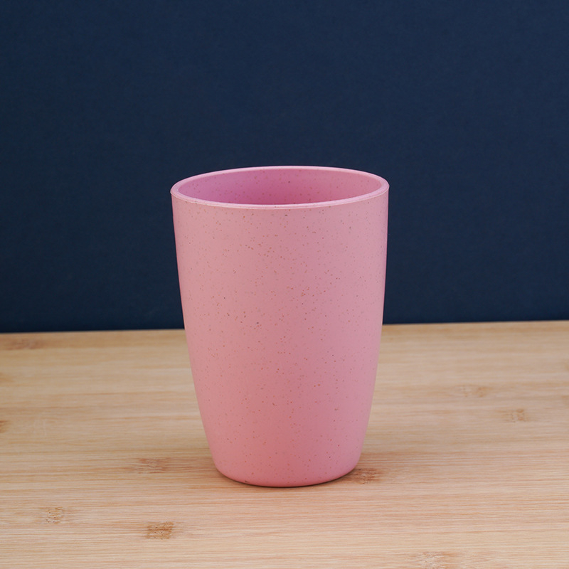 Dantų šepetėlio puodelis iš kviečių šiaudų, logotipo spauda, pritaikomas, Fugue Industry prekinis ženklas