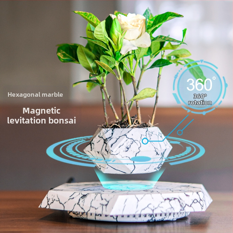 Μαγνητικά αιωρούμενο μπονσάι, ABS υλικό, μοντέρνο στυλ τέχνης, ημι-χειροποίητη και ημι-μηχανική κατασκευή, κατάλληλο δώρο για επιχειρήσεις και προωθητικά δώρα