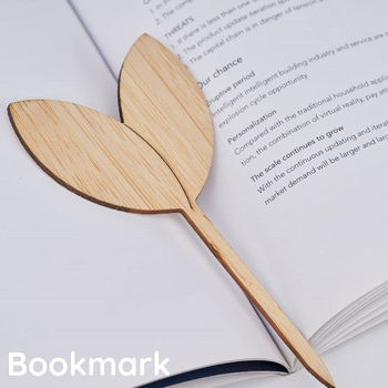 10 бр дървени етикети за растения (Boxwood) – модерен минималистичен стил за градина