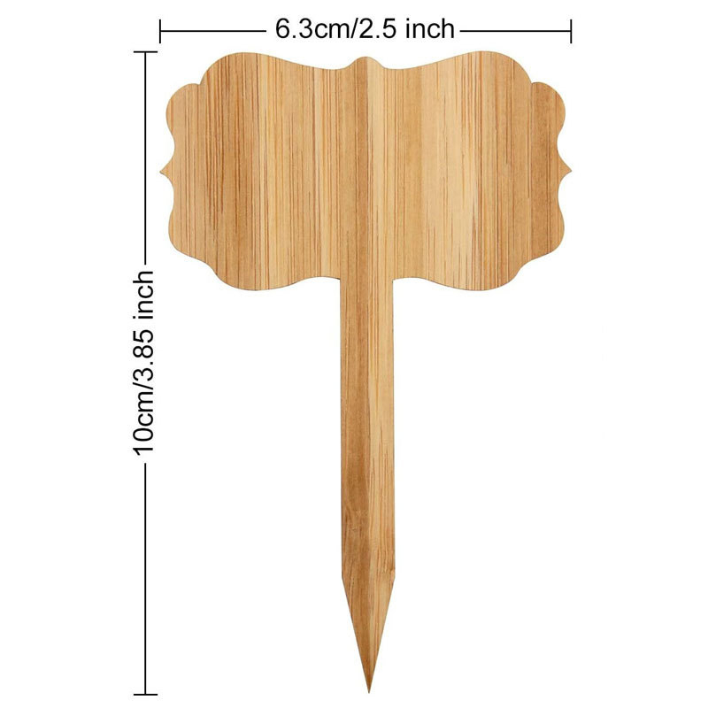 10 Etichete din lemn pentru plante (Boxwood) – design modern minimalist pentru grădină