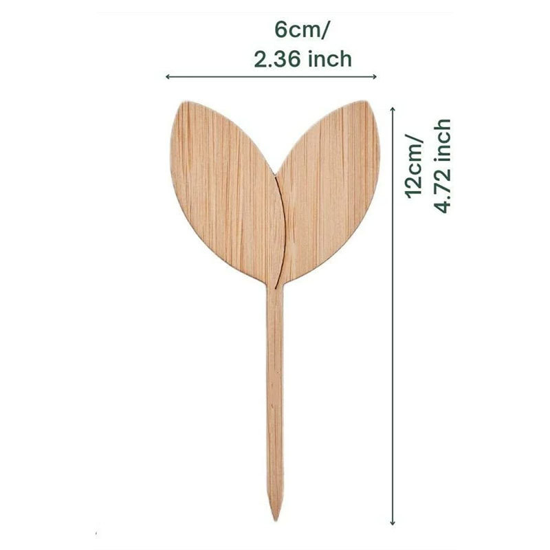 10 Etichete din lemn pentru plante (Boxwood) – design modern minimalist pentru grădină