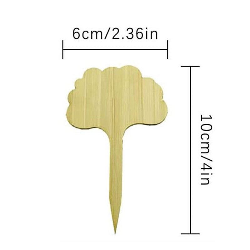 10 Etichete din lemn pentru plante (Boxwood) – design modern minimalist pentru grădină