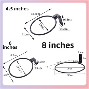 Μεταλλικός τοιχού τοποθετημένος ράφι γλάστρας, διπλωτός, πολυχρηστικός, 1-όροφος, κρεμαστός, αγροτικό στυλ, εγκατάσταση με βίδες