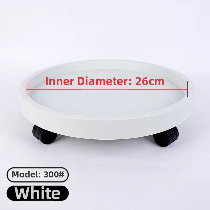 Gėlių vazonėlių padėklas su ratukais ir drenažu, judantys universalieji ratukai, plastinė bazė, išlieta injekciniu formavimu • Medžiaga: Plastikas • Gamybos technologija: Injekcinis formavimas • Ekspotas tarpvalstybinių rinkų: Taip • Importas: Ne